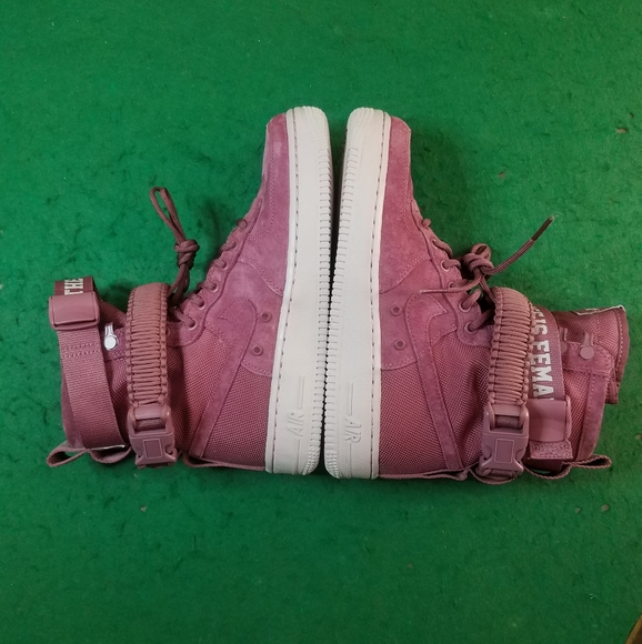 COPY - Nike Air Force 1 High SF Womens sz 8 New Vintage Wine - Picture 8 of 12